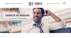 Desktop Screenshot of camiciasumisura.com